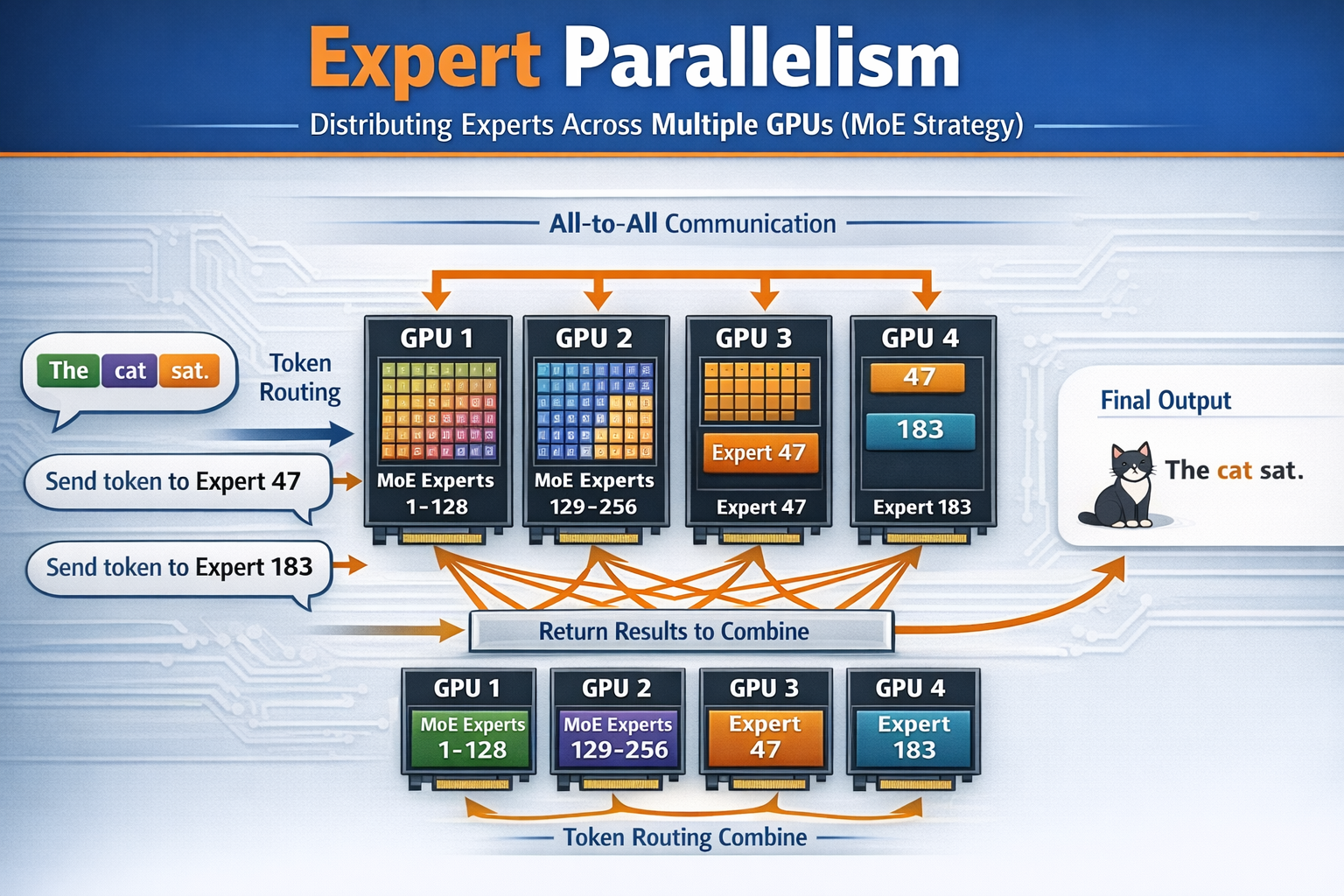 Expert Parallelism diagram