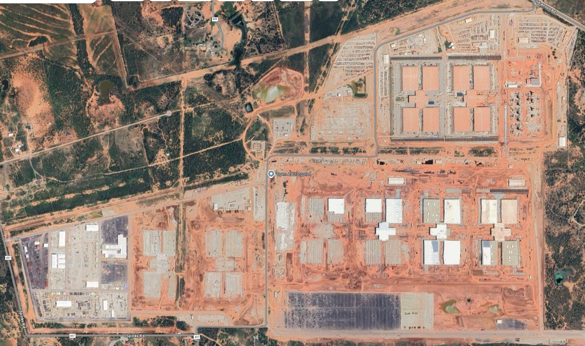 OpenAI stargate 1 complex in Abilene, TX