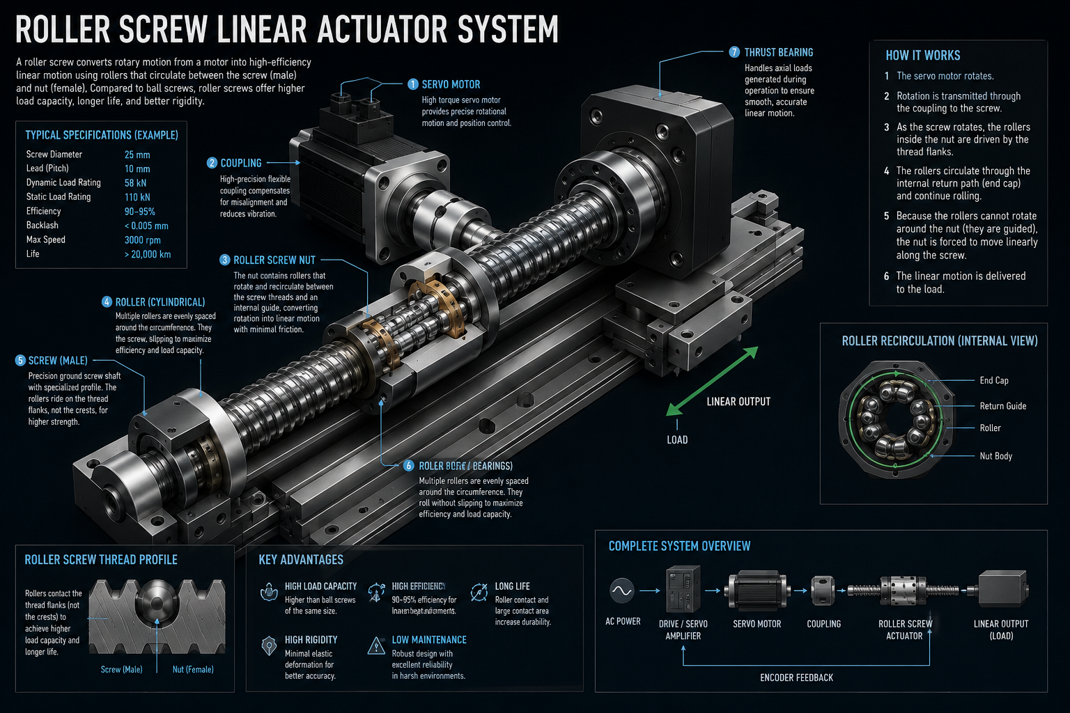 roller screw diagram