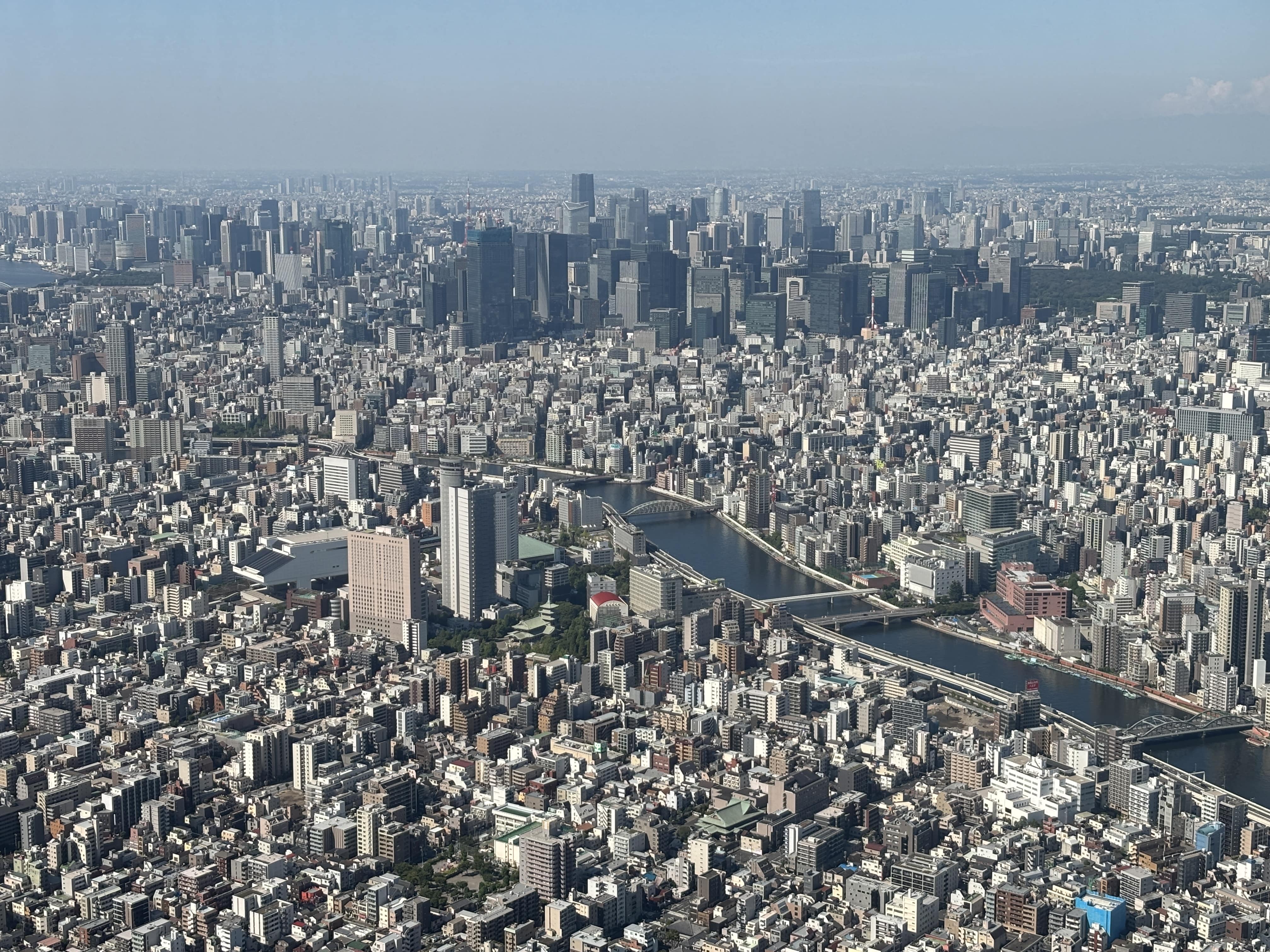 tokyo view from skytree